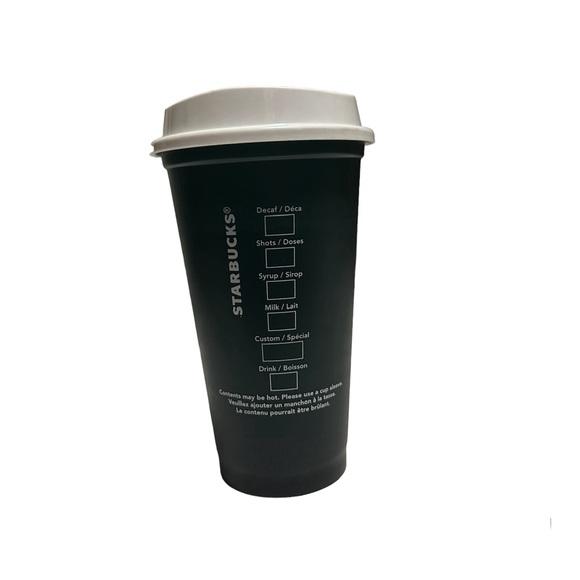 New Starbucks Reusable Colour Changing Cup, Grande 16 fl oz, Green/Red - Picture 5 of 6